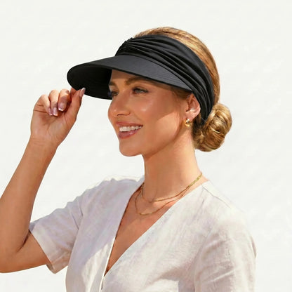 Elyviana UPF 50+ Sun Visor Ponytail Hat
