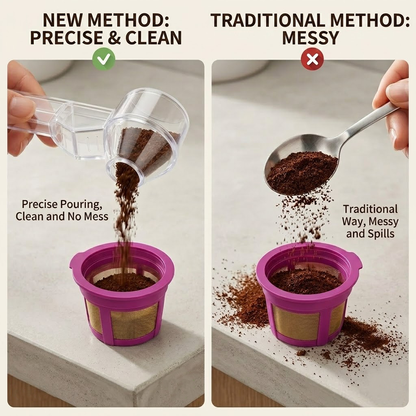 ✨Elyviana Innovative Coffee Scoop | Mess-Free Round Spoon☕ (Upsell)
