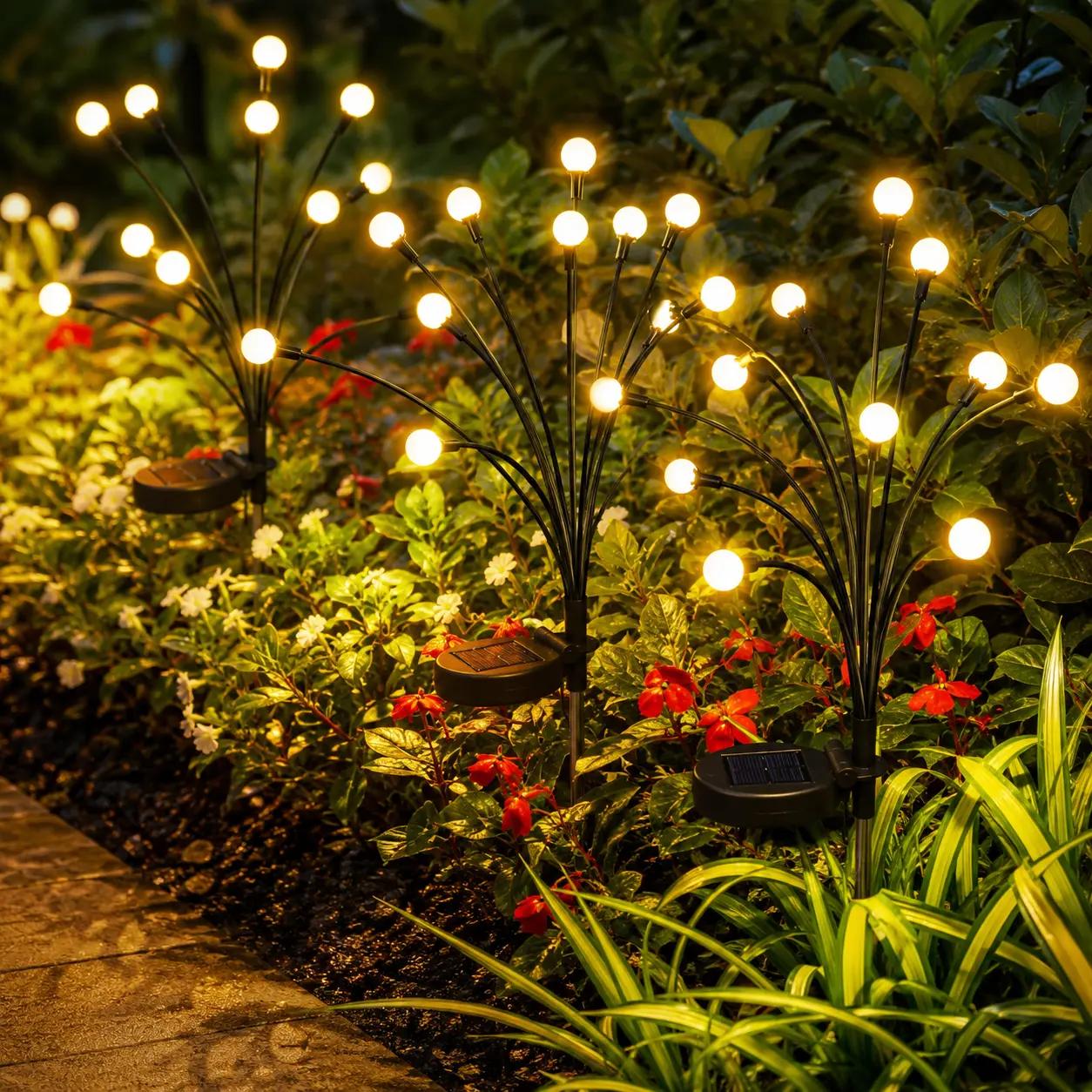 Elyviana Solar Firefly Lights | Waterproof Outdoor Decor
