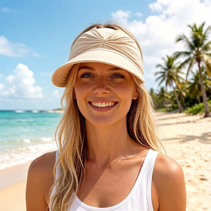 Elyviana UPF 50+ Sun Visor Ponytail Hat