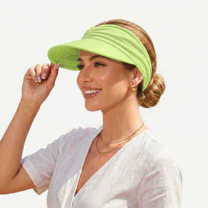 Elyviana UPF 50+ Sun Visor Ponytail Hat