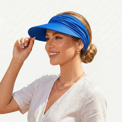 Elyviana UPF 50+ Sun Visor Ponytail Hat