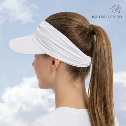Elyviana UPF 50+ Sun Visor Ponytail Hat