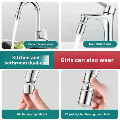 Elyviana Universal Swivel Faucet Aerator & Splash-Proof Extender