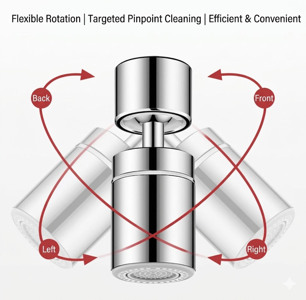 Elyviana Universal Swivel Faucet Aerator & Splash-Proof Extender