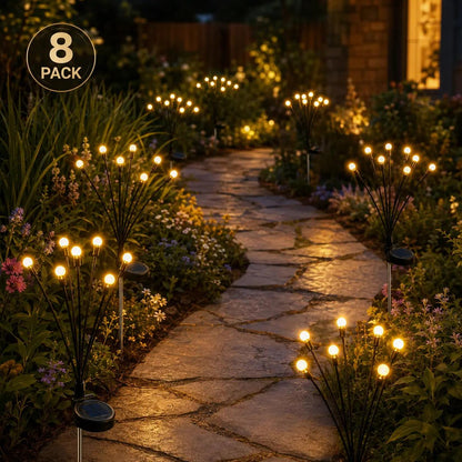 Elyviana Solar Firefly Lights | Waterproof Outdoor Decor