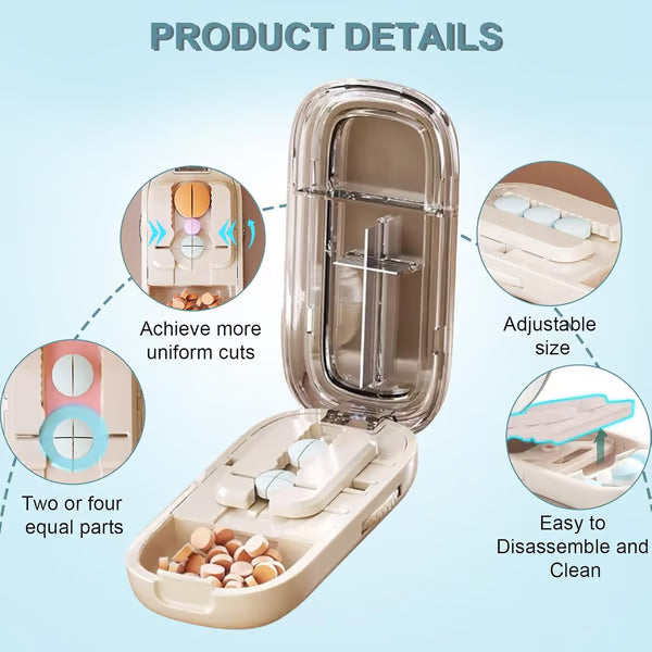Elyviana Precision Portable Pill Cutter