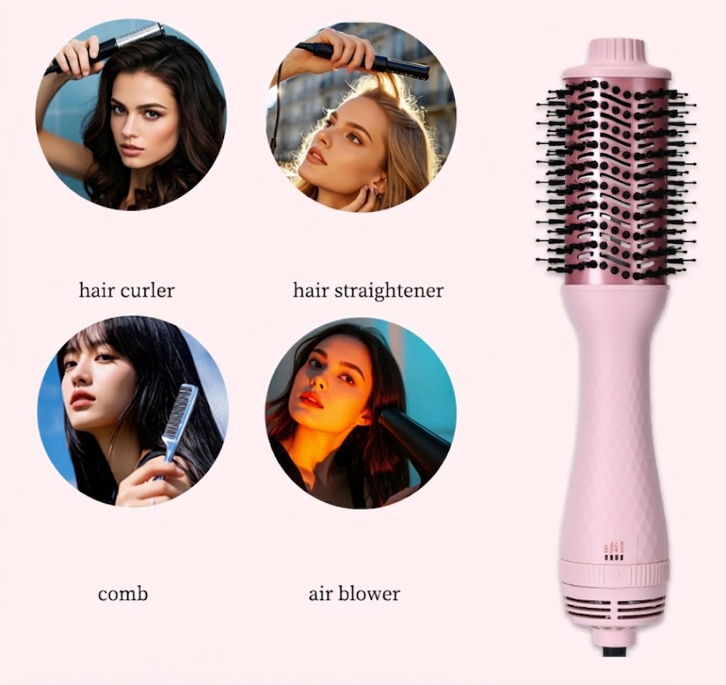 Elyviana Pro 3-in-1 Hair Dryer Brush & Volumizer