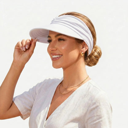 Elyviana UPF 50+ Sun Visor Ponytail Hat
