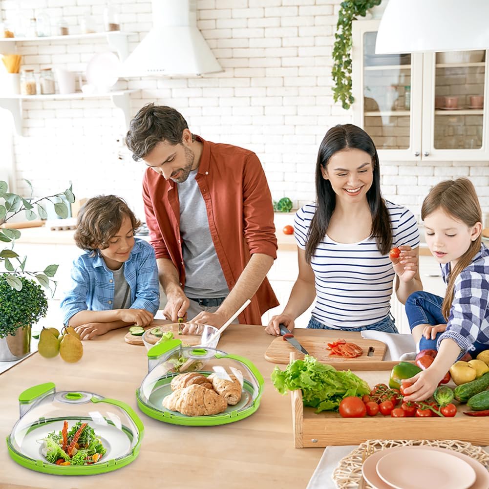 🍽️Elyviana Microwave Food Cover with Built-In Steamer🔥 (Upsell)