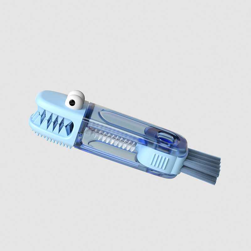 ✨Elyviana 3-in-1 Crocodile Brush 🐊 Deep Cleaning for Narrow Cup Lids & Tableware Gaps 🧼