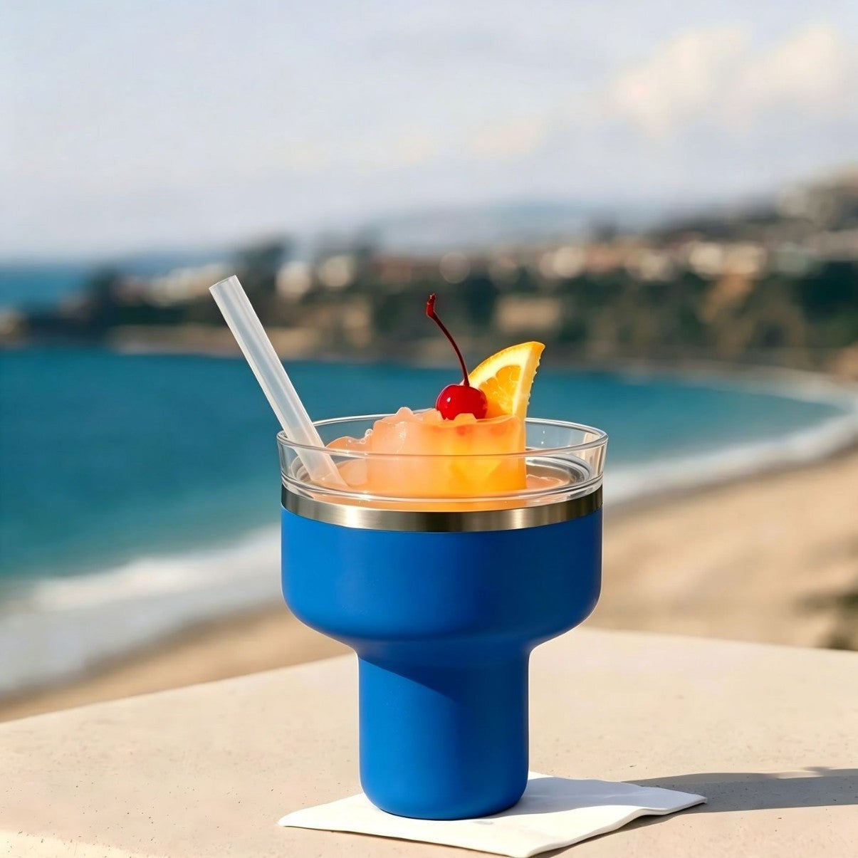 Elyviana 16 oz Cocktail Tumbler - Insulated Margarita Tumbler with Lid (Upsell)