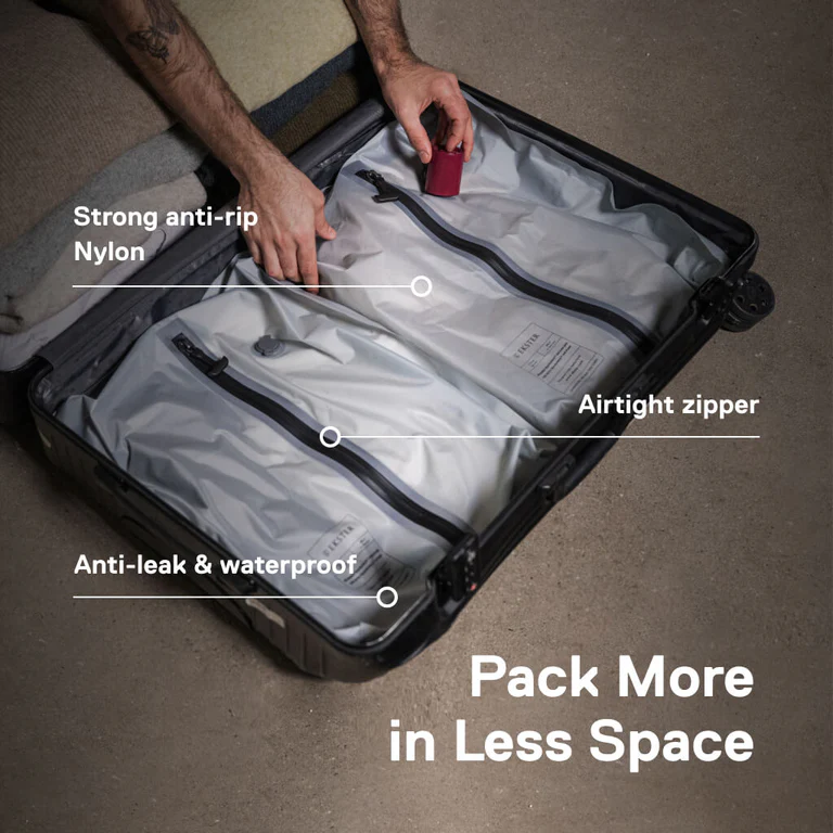Elyviana Waterproof Travel Vacuum Compression Bags