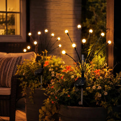 Elyviana Solar Firefly Lights | Waterproof Outdoor Decor