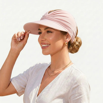 Elyviana UPF 50+ Sun Visor Ponytail Hat