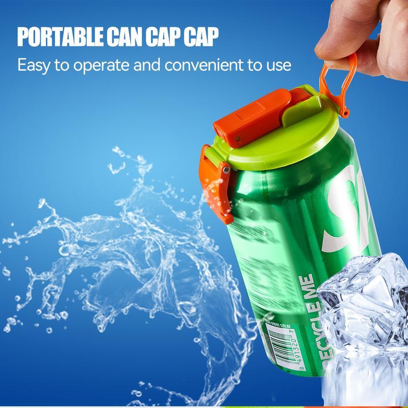 Elyviana Spill-Proof Soda Can Lid with Built-in Straw