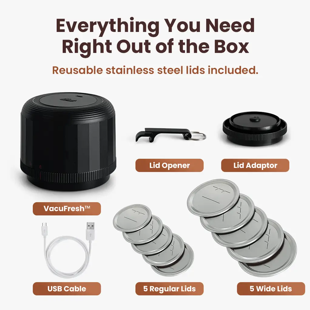 🔒Elyviana Electric Mason Jar Vacuum Sealer