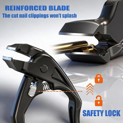 Elyviana Stainless steel nail clippers with a splash guard✂️👣 (Upsell)