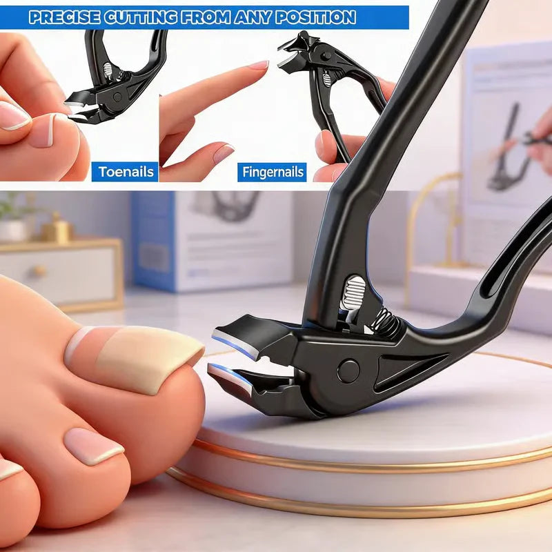 Elyviana Stainless steel nail clippers with a splash guard✂️👣 (Upsell)
